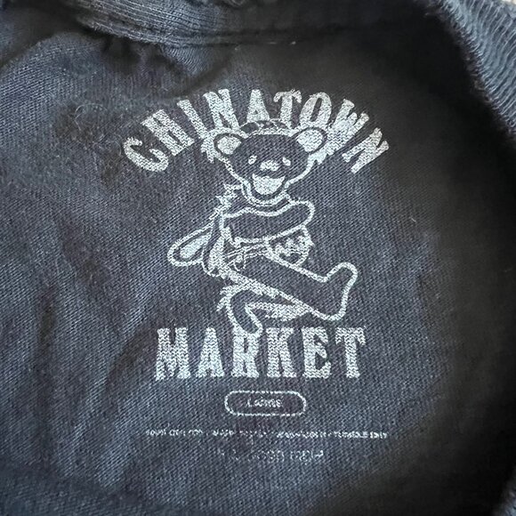 Chinatown Market x Grateful Dead Men’s PMA T Shirt Sz L Dancing Bear Black - Picture 3 of 12